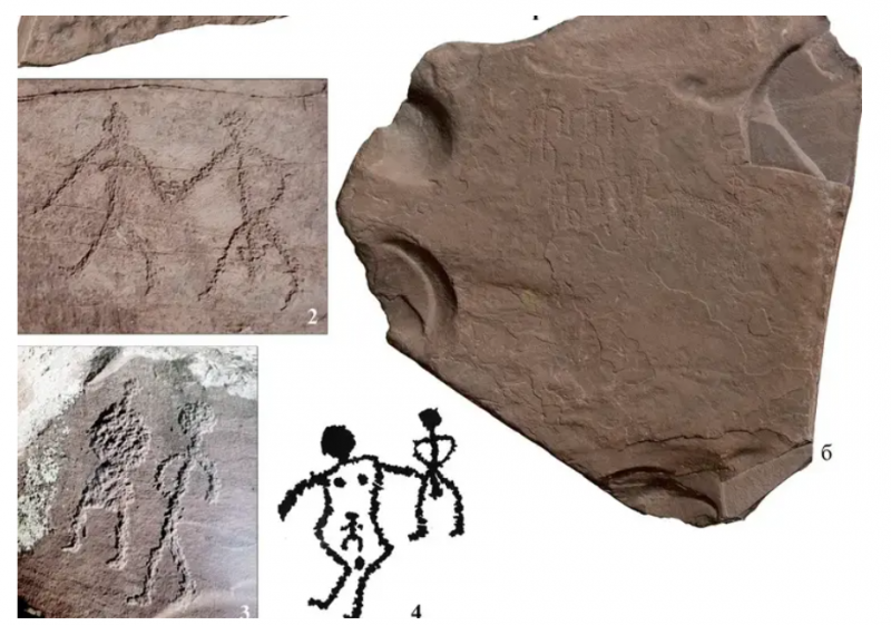На юге Красноярского края нашли 400-летние наскальные рисунки